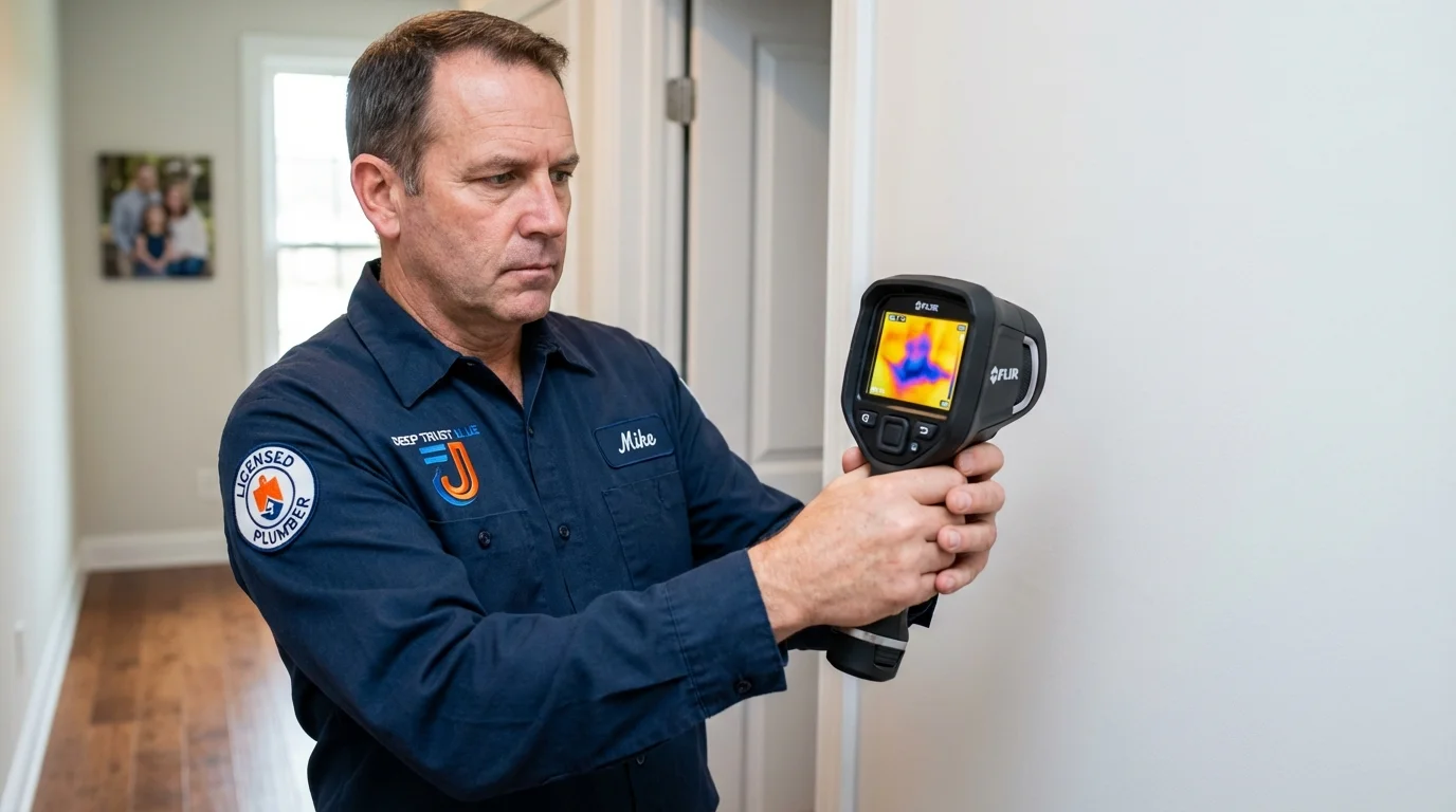 Thermal imaging leak detection by Johns Plumbing LLC in Lake Villa
